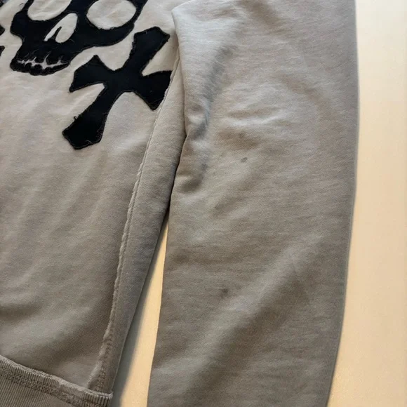 RARE OZZY OSBORNE chrome hearts style skull hoodie (distressed look) - Picture 8 of 11